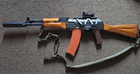 WE AK-74 Converted into an AK-105 : r/airsoft