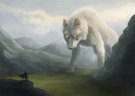 fenrir giant wolf of the north | Mythical creatures, Werewolf art, Mythical creatures art