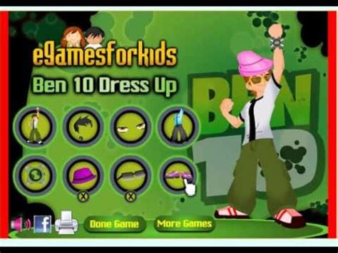 Ben 10 Dress Up Games - ben10games.biz - YouTube