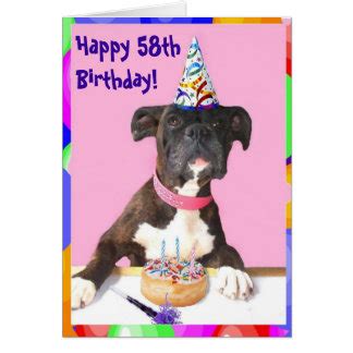 Happy 58th Birthday Cards | Zazzle