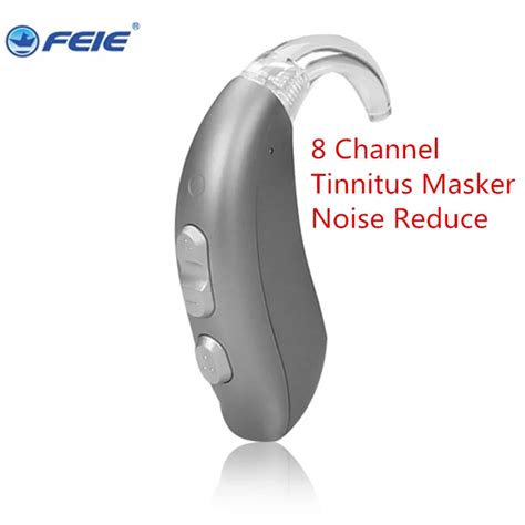 Large Power 8 Channels 16 Bands 4 Memories Built in Tinnitus Masker Noise Reduction Programmable ...