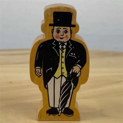 GENUINE THOMAS WOODEN Railway The Fat Controller Wooden Figure, Sir Topham Hatt £9.99 - PicClick UK