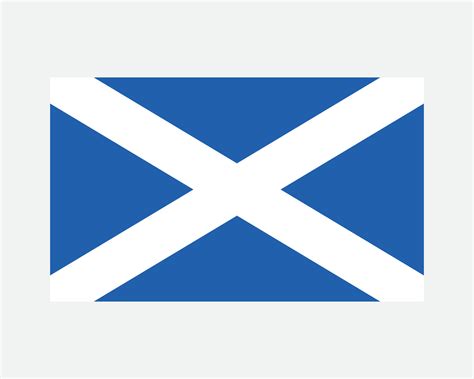 Scotland Flag. Scots Scottish National Nation Country Banner Icon Sign ...