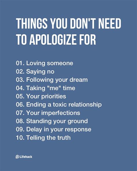 Things You Don't Need To Apologize For (Though You Think You Should) - LifeHack