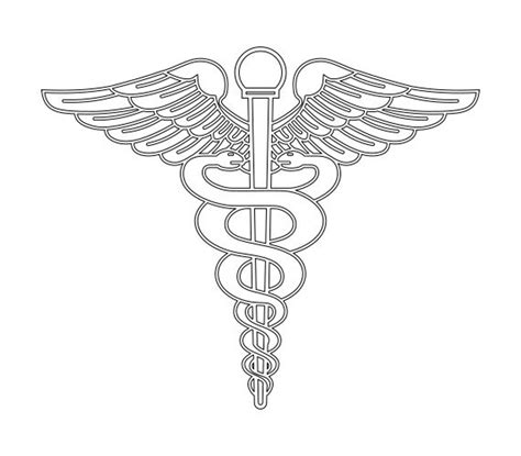 US Army Medical Corps Branch Insignia Vector Files Dxf Eps - Etsy