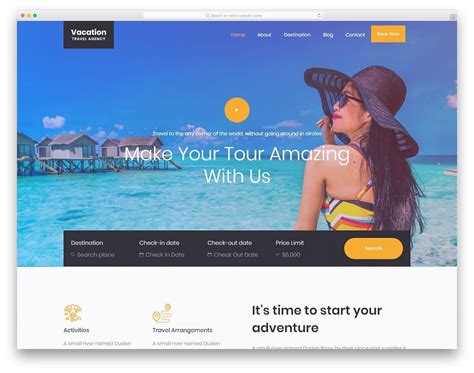 46 Best Free Travel Website Templates 2022 - uiCookies