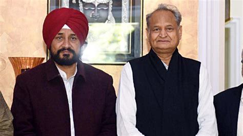 Punjab CM Channi meets Rajasthan counterpart - Hindustan Times