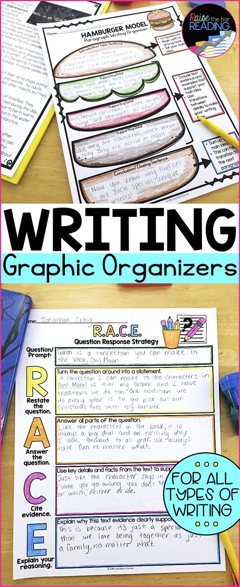 Prewriting Graphic Organizers: Writing Worksheets, Hamburger Paragraph & more | Writing graphic ...