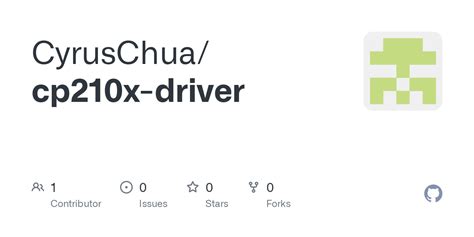 GitHub - CyrusChua/cp210x-driver