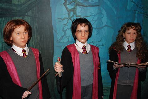 Ron Weasley, Harry Potter & Hermione Granger | Louis Tussaud… | Flickr