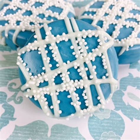 Blue Chocolate Covered Dipped Oreos Blue Cookies Blue - Etsy