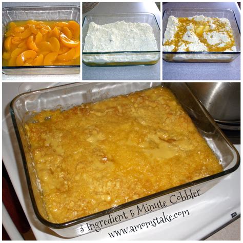 3 Ingredient Cake Mix Cobbler – Eats Now