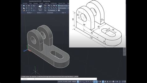 AutoCAD 3D Basics of Modeling STEP BY STEP - YouTube