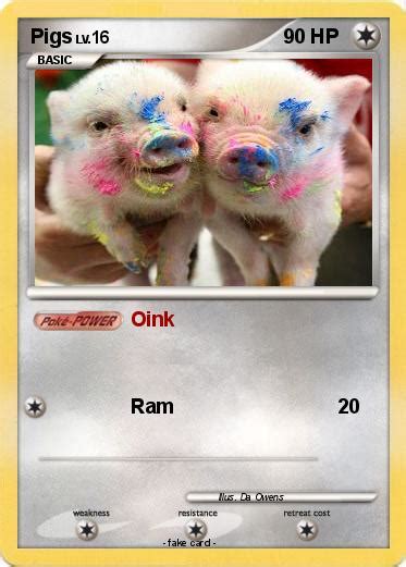 Pokémon Pigs 12 12 - Oink - My Pokemon Card