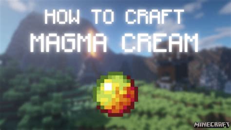 Minecraft: How To Craft a MAGMA CREAM? | RECIPE - YouTube