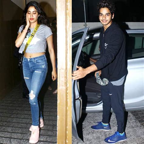 In Pics: Janhvi Kapoor and Ishaan Khatter's late night movie outing - Jhanvi Kapoor Photo ...