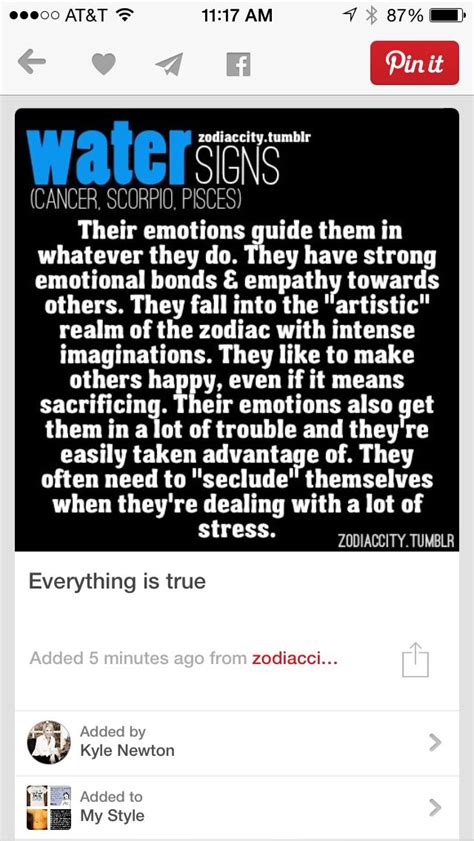 Water signs! | Water signs, Emotions, Birth sign