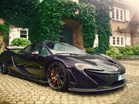 wallpaper mclaren, p1, rain, pavement, side view HD : Widescreen : High ...