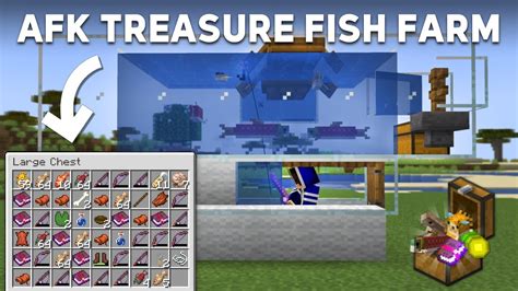 Minecraft AFK Fish Farm 1.20 Tutorial | Easiest Treasure Loot Fish Farm - YouTube