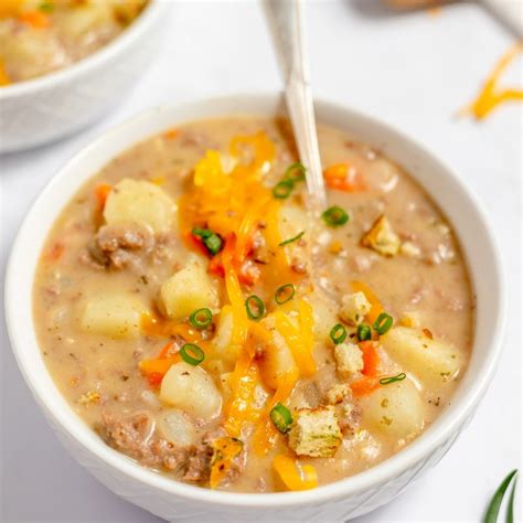 Cheeseburger Soup Recipe