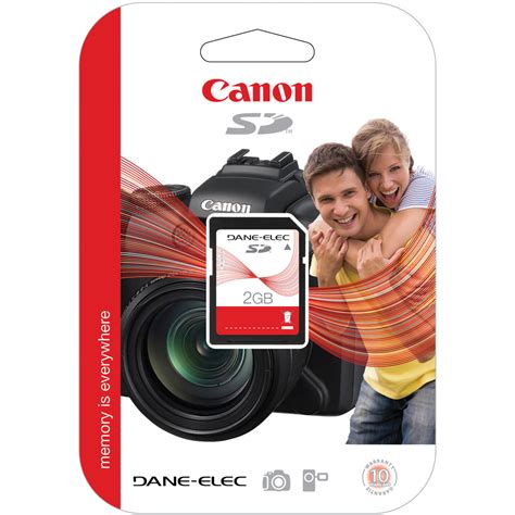 Canon 2GB SD Memory Card 4338B001 B&H Photo Video