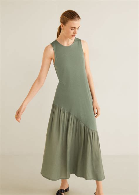 Ruched detail dress - Women | Mango USA | Womens dresses, Dresses, Dress details