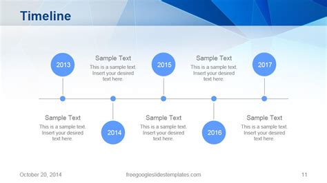 Timeline Google Slides Template