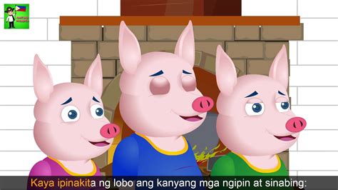 TATLONG MGA BIIK | Mga Kwentong Pambata | Three Little Pigs Story in Filipino | Tagalog Fairy ...