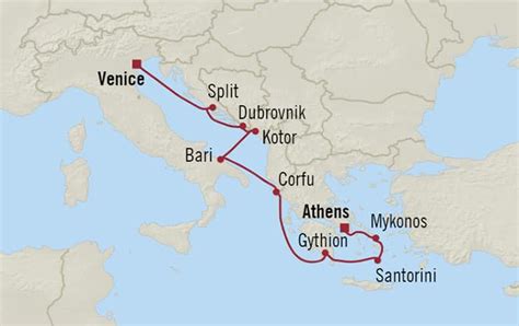 Cruise To Venice From Athens - 10 Night Cruise - Oceania Cruise Destinations