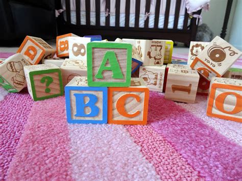 A Day in the Life of Calleigh Emma: Playskool Wooden Blocks Review