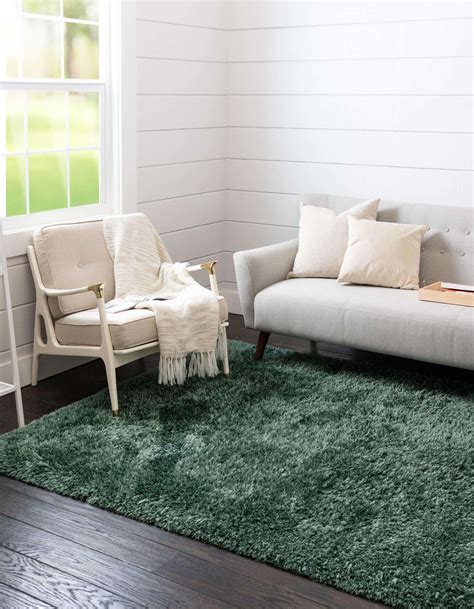 Forest Green 8' x 11' Infinity Shag Rug | Rugs.ca