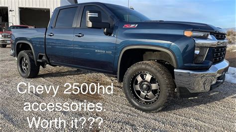 2022 Chevy Silverado 2500hd accessories. Are they worth it??? - YouTube