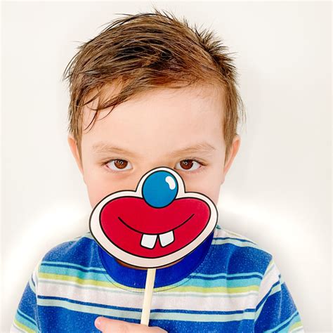 DIY Clown Mask Printables