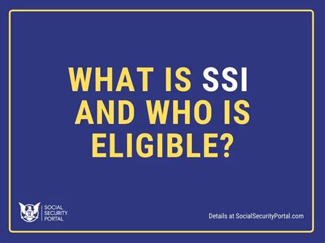 What is SSI benefits and who is Eligible? - Social Security Benefits