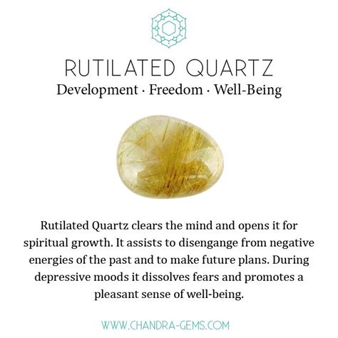 Rutilated Quartz healing properties: development, freedom and well ...