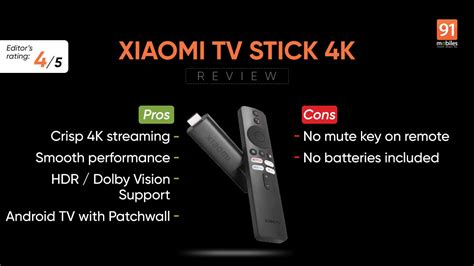 Xiaomi TV Stick 4K review: a capable streamer | 91mobiles.com