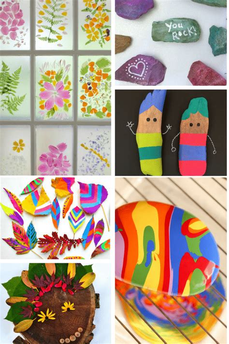 Bold Beautiful Nature Art Ideas for Kids - Arty Crafty Kids