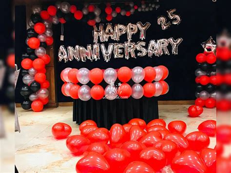 Happy Anniversary Decoration At Home In Chandigarh - Loviesta