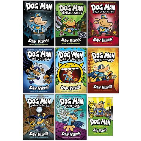 Dog Man Series 9 Books Collection Set With World Book Day | The Book Bundle