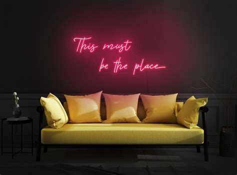 This Must Be the Place Neon Signthis Must Be the Place Led - Etsy