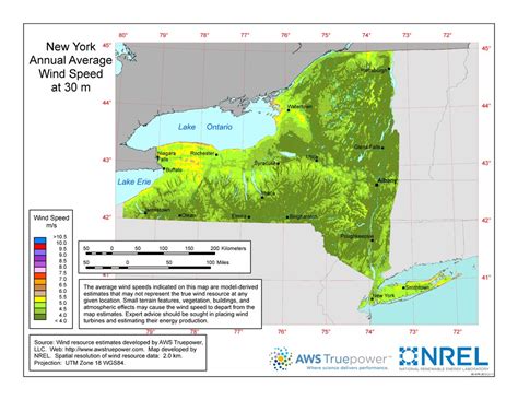 WINDExchange: New York 30-Meter Residential-Scale Wind Resource Map