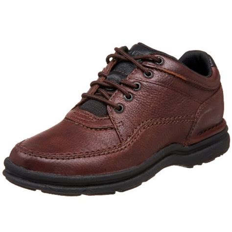 Rockport Women's World Tour Classic Oxford,Brown Tumbled Leather,8.5 XW US