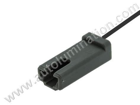 Female Pigtail Connector Plug Socket 1Pin 12015306 Packard Delphi Aptiv 56 Series gray GM ...