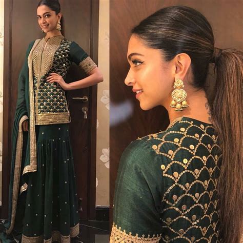 Deepika Padukone In Sabyasachi At Padmaavat Promotions