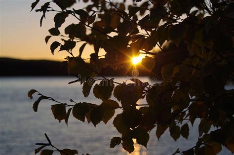 Colourful Autumn Sunset Over a Lake Stock Image - Image of orange, outdoor: 127463933