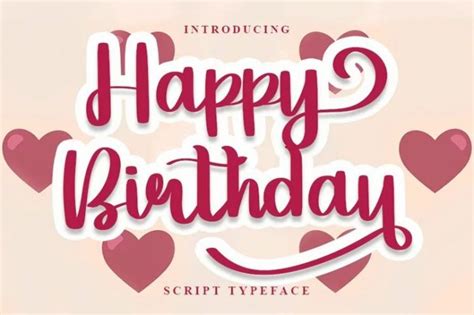 14 Best Happy Birthday Fonts 🎂 | Design Inspiration