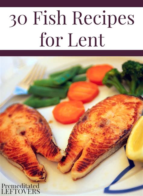 30 Fish Recipes for Lent