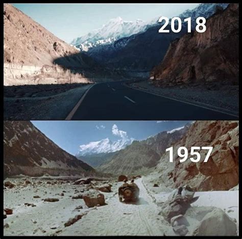 Past and Present, the Karakoram Highway in Pakistan. : EverythingPakistan