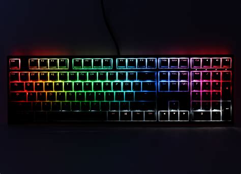 Ducky One 2 RGB Full size mechanical keyboard - RGB Backlit model with PBT Double-shot keycaps ...