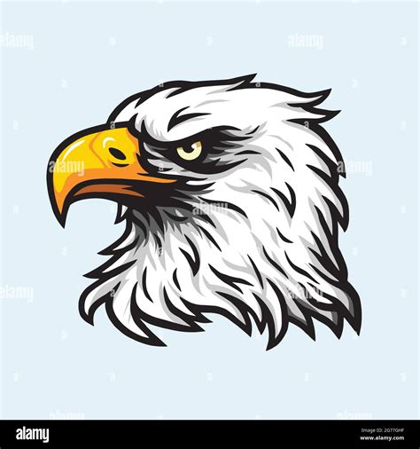 Eagle Head Mascot Vector Logo Stock Vector Image & Art - Alamy